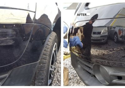 bumper scuff repair bowdon