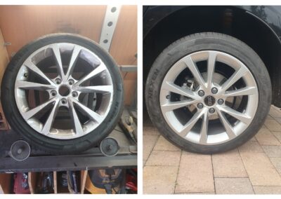 alloy wheel respraying